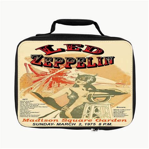 Yue Liu Led Zeppelin Lunch Bags Fashion Lunch Lunch Bag 